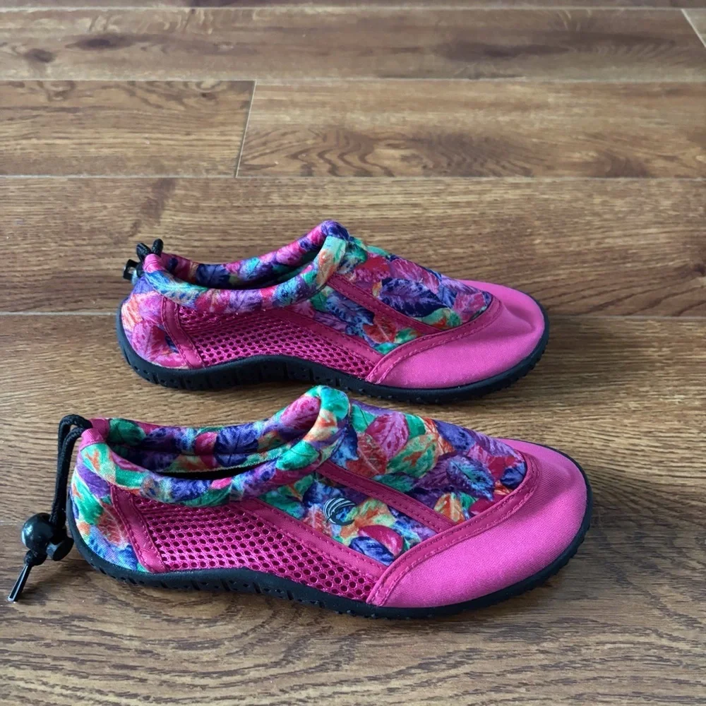 Pink Floral Active Water Shoes